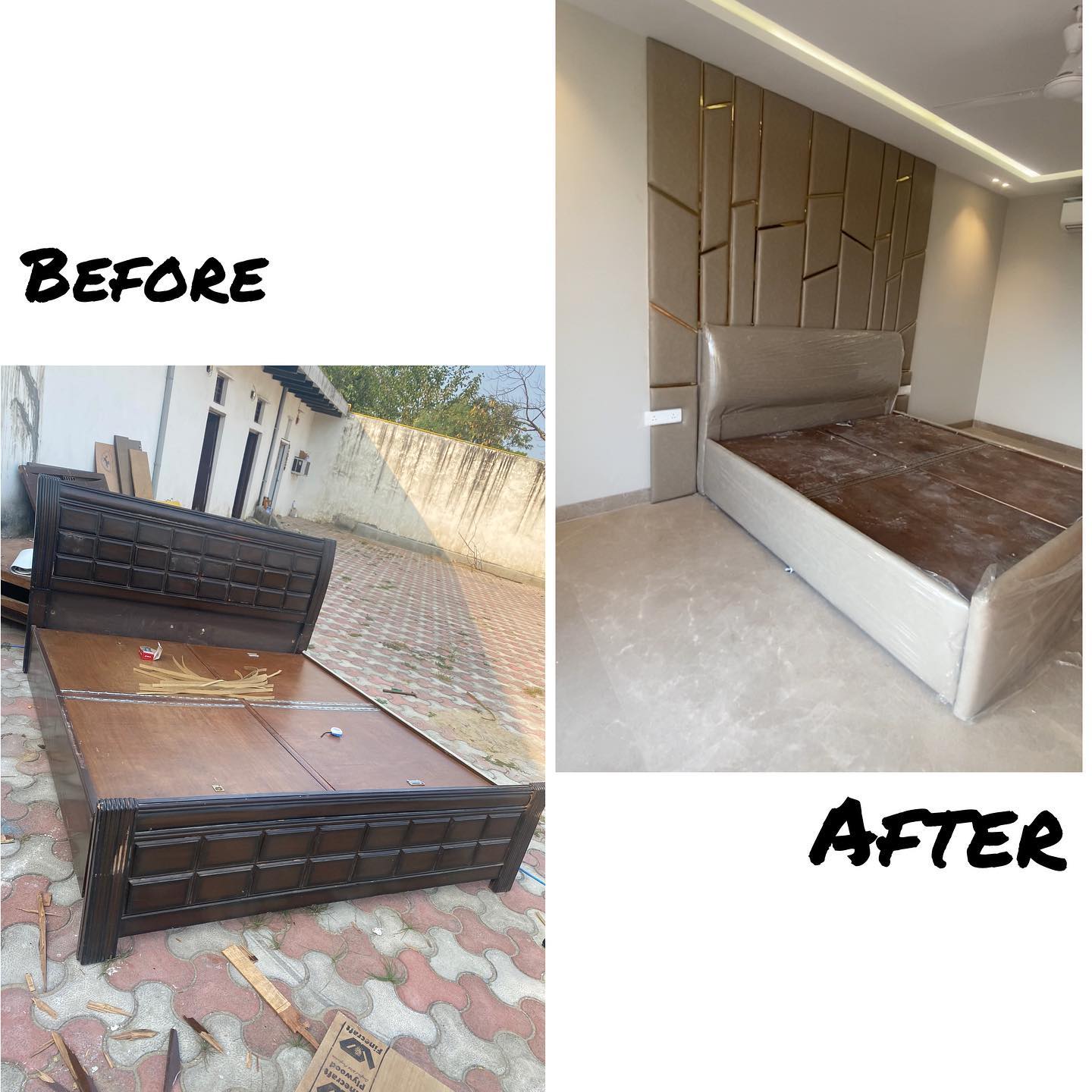 Bed Before After